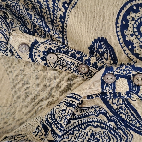 Nwot Free People Henley tee - Picture 5 of 7